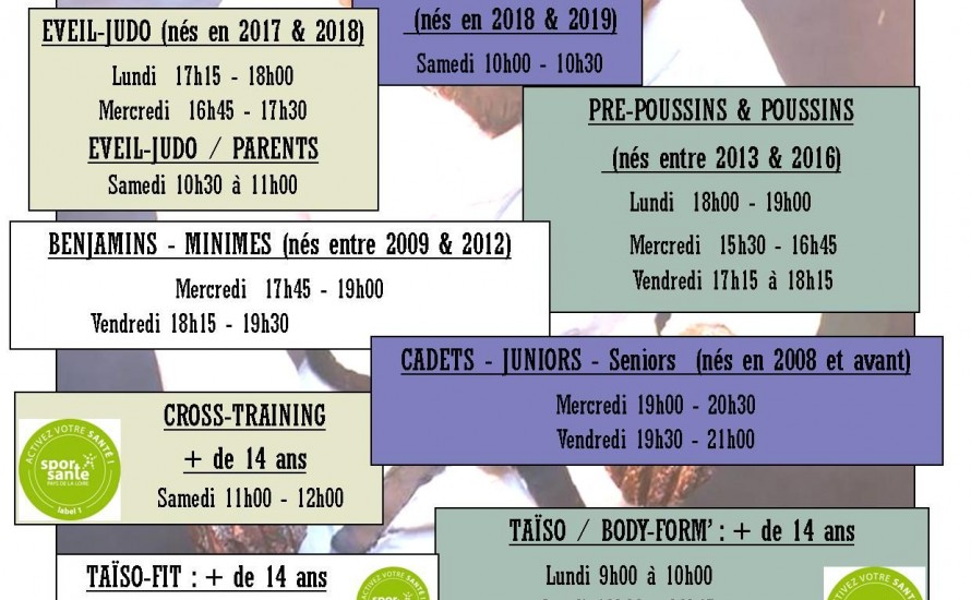 Présentation des activités proposées sur Ernée et Juvigné pour la saison 2022-2023